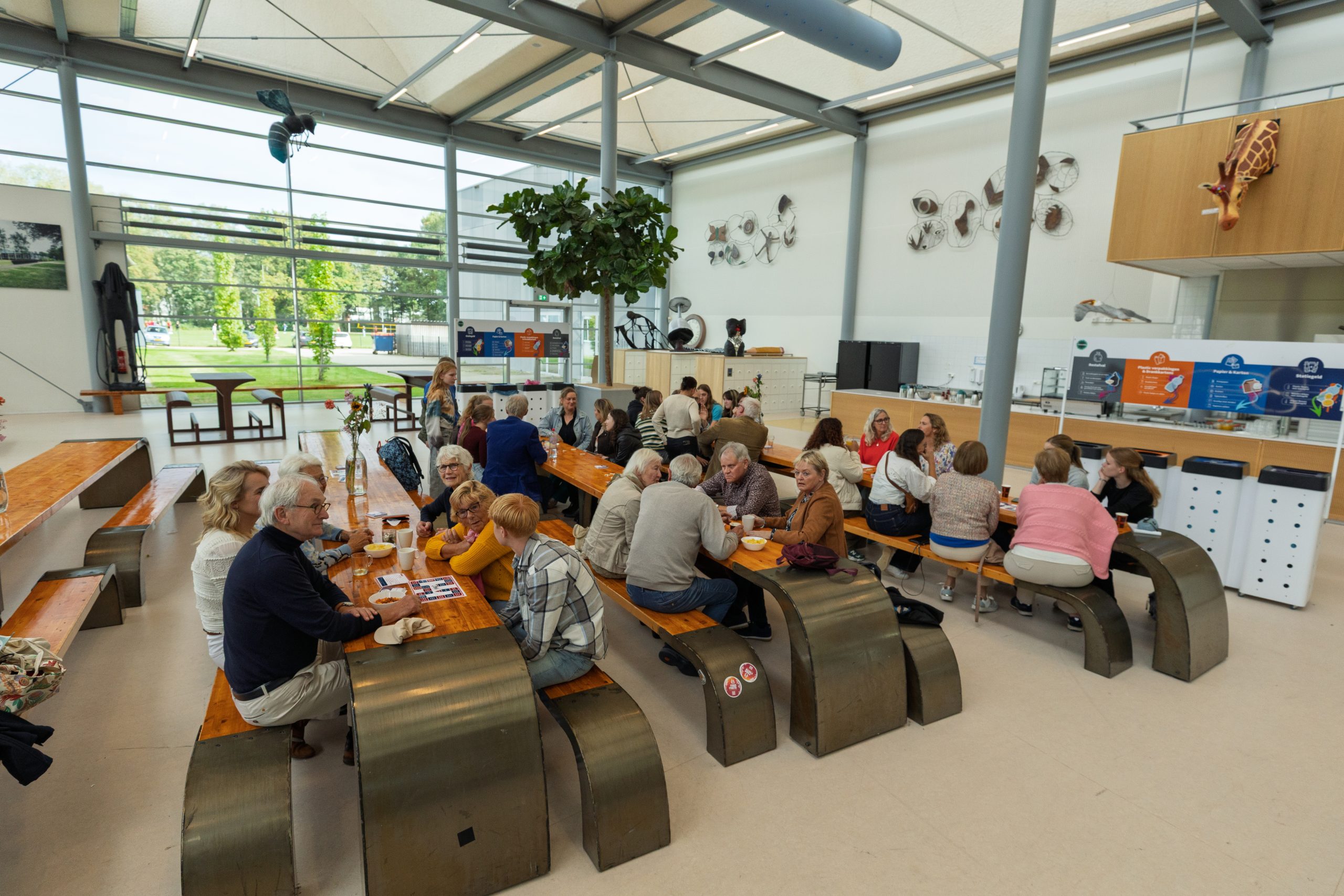 Een succesvol eerste taalcafe!